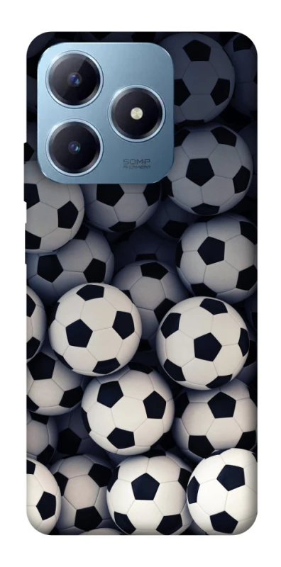 Чохол на Realme C63 Футбольні м'ячи фото 1 з 1