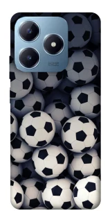 Чехол на Realme C63 Футбольные мячи фото 1 из 1