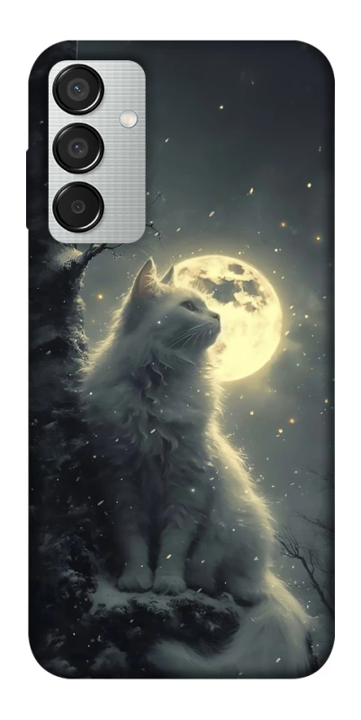 Чохол на Samsung Galaxy M15 5G Кіт під місяцем фото 1 з 1