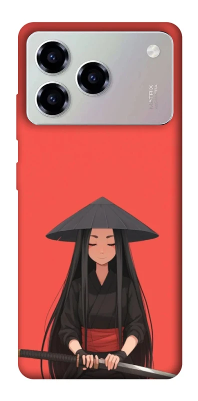 Чохол на ZTE Blade A76 Red samurai фото 1 з 1