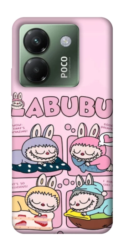 Чохол на Xiaomi Poco M7 pro 5G Labubu Dreams Collage фото 1 з 1