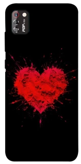 Чехол на TECNO POP 4 Pro Splash heart фото 1 из 1