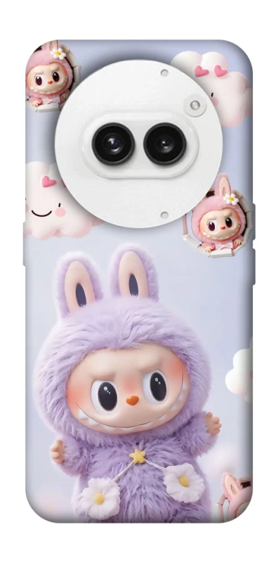Чехол на Nothing Phone (2a) Labubu & clouds фото 1 из 1
