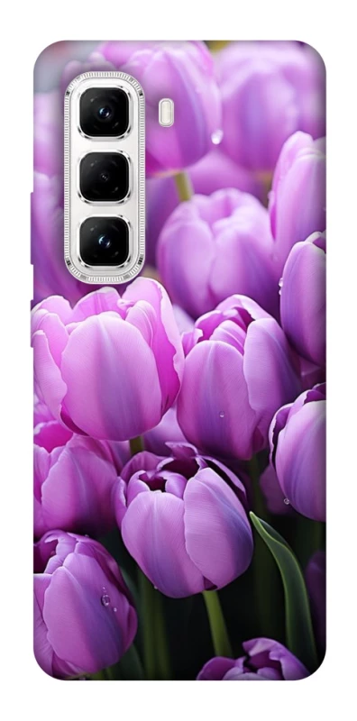 Чохол на Infinix Hot 50 Pro Фіолетові тюльпани фото 1 з 1