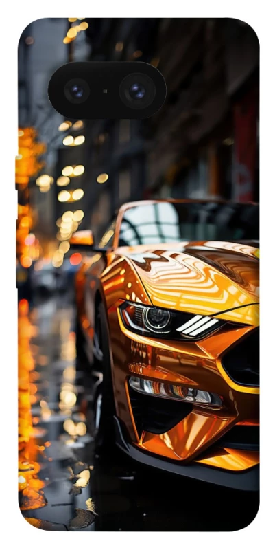 Чохол на Google Pixel 8 Golden sports car фото 1 з 1