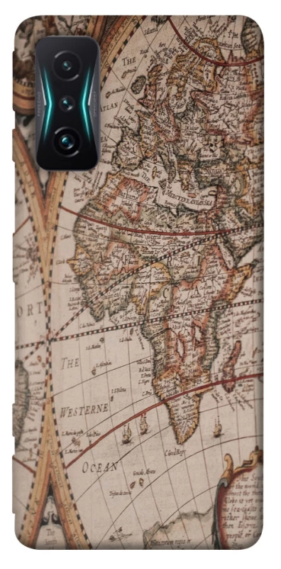 Чохол на Xiaomi Redmi K50 Gaming Карта подорожей фото 1 з 1