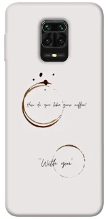 Чехол на Xiaomi Redmi Note 9s / Note 9 Pro / Note 9 Pro Max Coffee with you фото 1 из 1