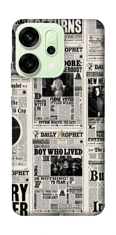 Чохол на Oppo Reno 14 Harry Potter newspaper фото 1 з 1