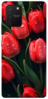Чохол на Samsung Galaxy S10 Lite Червоні тюльпани фото 1 Чохол на Samsung Galaxy S10 Lite Червоні тюльпани фото 1 з 1