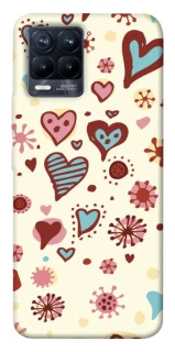Чохол на Realme 8 Pretty hearts фото 1 з 1