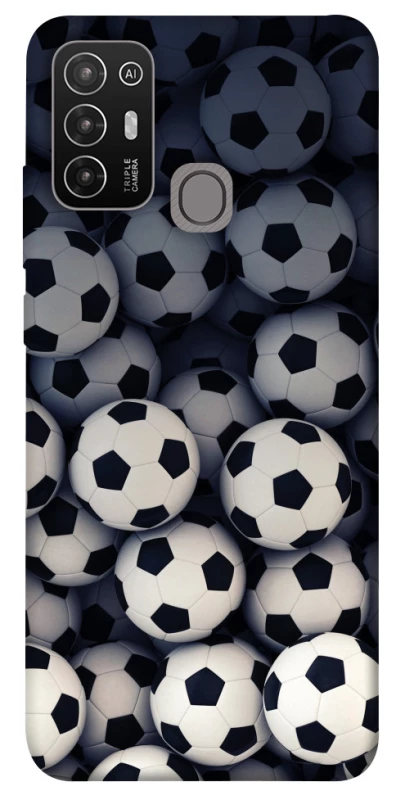 Чохол на ZTE Blade A52 Футбольні м'ячи фото 1 з 1