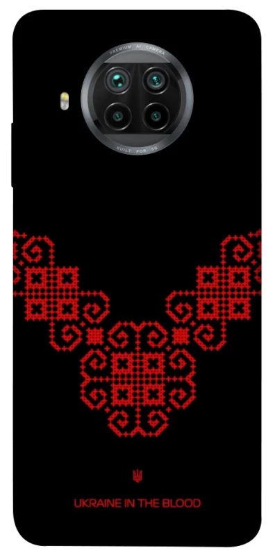 Чохол на Xiaomi Mi 10T Lite / Redmi Note 9 Pro 5G Чорно-червона вишиванка фото 1 з 1