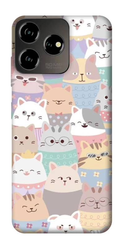 Чохол на ZTE Blade V50 Design 4G Funny Kittens ver.2 фото 1 з 1