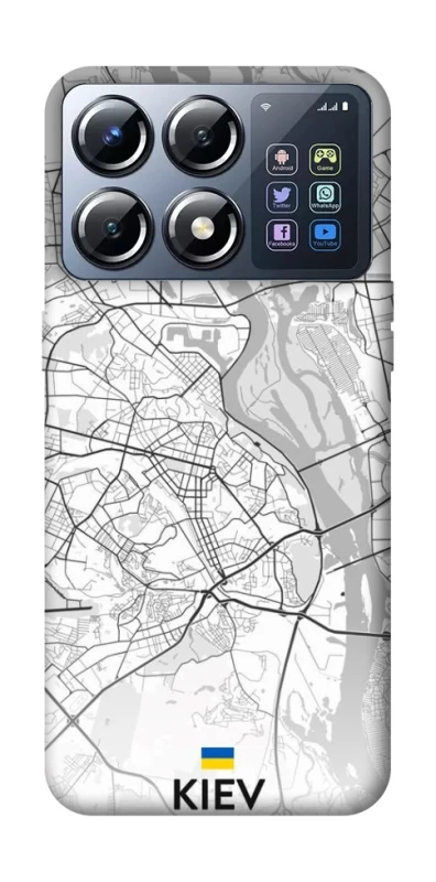 Чохол на Xiaomi POCO X8 Pro Kiev white map фото 1 з 1
