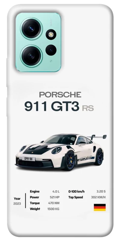 Чехол на Xiaomi Redmi Note 12 4G Porsche 911 GT3 фото 1 из 1