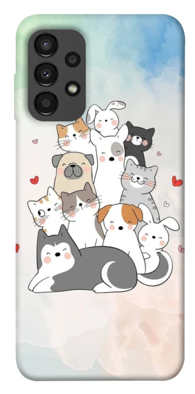 Чохол на Samsung Galaxy A13 4G Funny Pets ver.2 фото 1 з 1