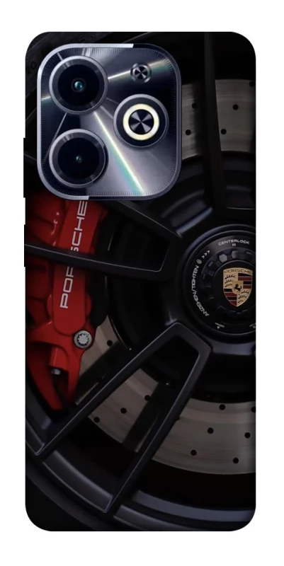 Чехол на Infinix Hot 40i Wheal porsche фото 1 из 1
