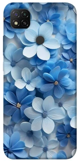 Чехол на Xiaomi Redmi 9C Синие цветы фото 1 из 1