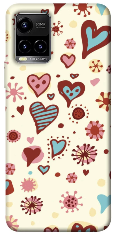 Чехол на Vivo Y21 / Y33s Pretty hearts фото 1 из 1