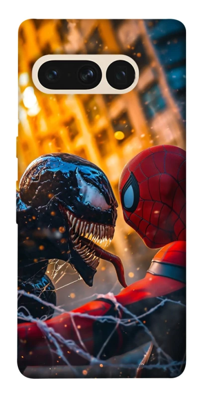 Чохол на Google Pixel 7 Pro Venom vs Spiderman фото 1 з 1