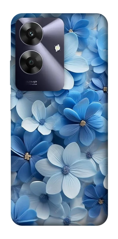 Чохол на Realme Note 60 Сині квіти фото 1 з 1