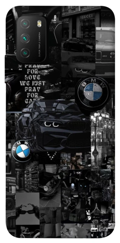 Чохол на Xiaomi Poco M3 BMW collage ver.3 фото 1 з 1
