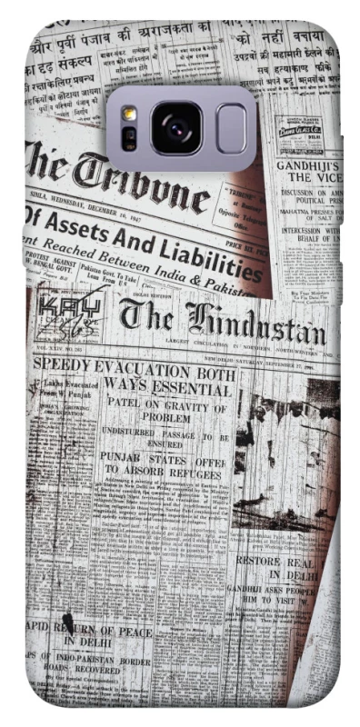 Чохол на Samsung G955 Galaxy S8 Plus Газети фото 1 з 1