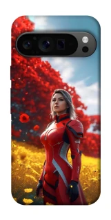 Чехол на Google Pixel 9 Pro Cyber space girl ver.5 фото 1 из 1