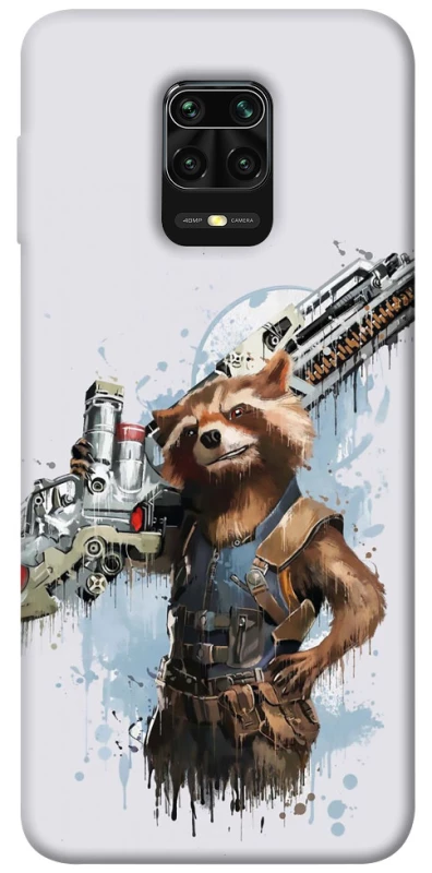 Чехол на Xiaomi Redmi Note 9s / Note 9 Pro / Note 9 Pro Max Rocket Raccoon фото 1 из 1