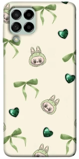 Чехол на Samsung Galaxy M53 5G Labubu Green Heart фото 1 из 1