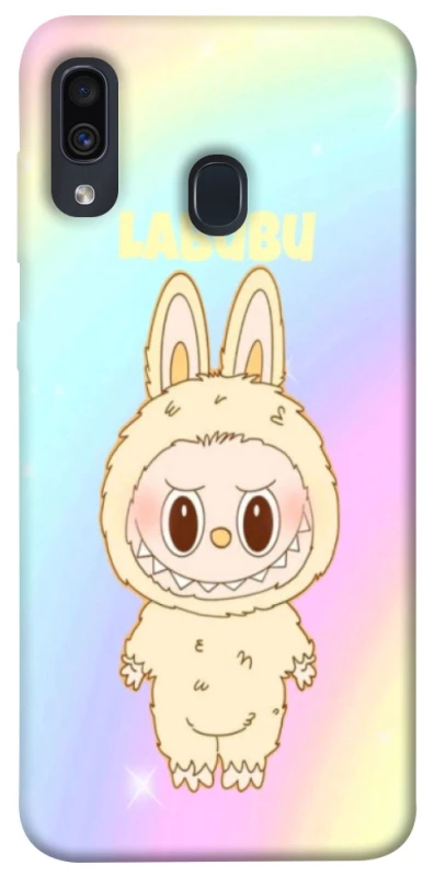 Чохол на Samsung Galaxy A20 / A30 Fluffy Rainbow Labubu фото 1 з 1
