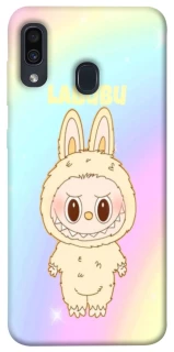 Чохол на Samsung Galaxy A20 / A30 Fluffy Rainbow Labubu фото 1 з 1