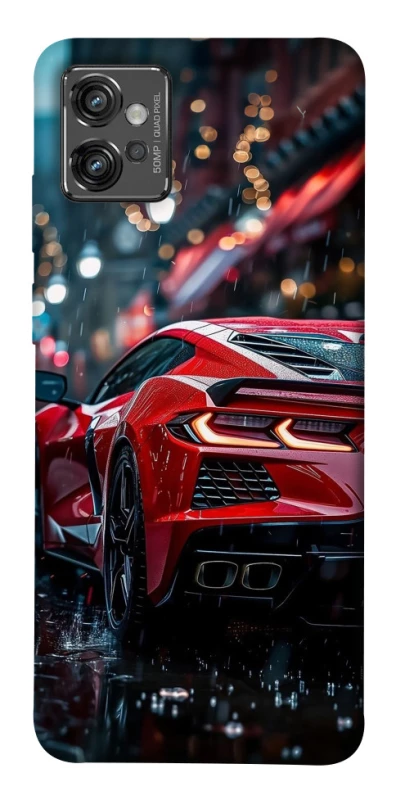 Чехол на Motorola Moto G32 Red sports car фото 1 из 1
