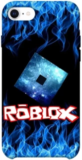 Чохол на Apple iPhone SE (2020) Roblox Galaxy Flame Logo фото 1 з 1