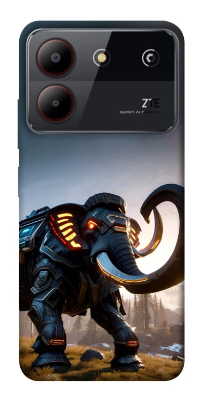 Чохол на ZTE Blade A54 4G Cyber ​​elephant фото 1 з 1