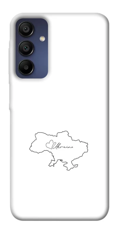Чохол на Samsung Galaxy A15 4G/5G Ukraine map фото 1 з 1