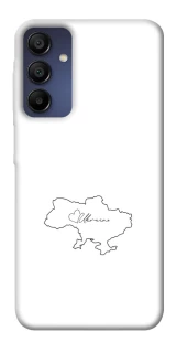 Чохол на Samsung Galaxy A15 4G/5G Ukraine map фото 1 з 1