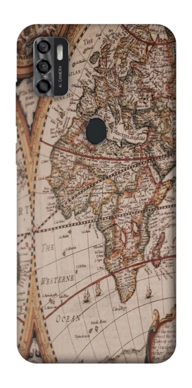 Чехол на ZTE Blade A7s (2020) Карта путешествий фото 1 из 1