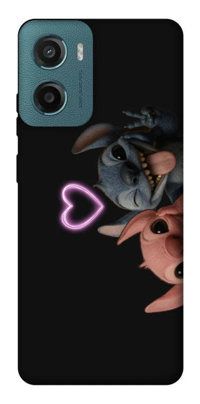 Чохол на Motorola Moto G06 Love Stitch & Angel фото 1 з 1