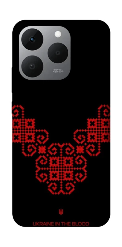 Чохол на Realme 15T Чорно-червона вишиванка фото 1 з 1