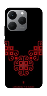 Чехол на Realme 15T Черно-красная вышиванка фото 1 из 1