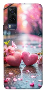 Чохол на Vivo Y53s Pink heart фото 1 з 1