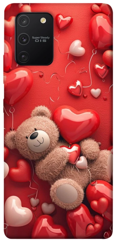 Чохол на Samsung Galaxy S10 Lite bear in hearts фото 1 з 1