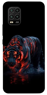Чохол на Xiaomi Mi 10 Lite fire tiger фото 1 з 1