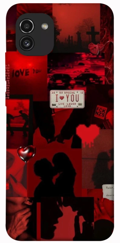 Чехол на Samsung Galaxy A03 Love collage ver.2 фото 1 из 1