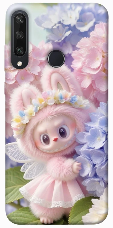 Чохол на Huawei Y6p Labubu & Flowers ver.1 фото 1 з 1