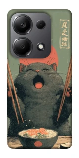 Чехол на Xiaomi Redmi Note 13 Pro 4G Hungry Cat фото 1 из 1