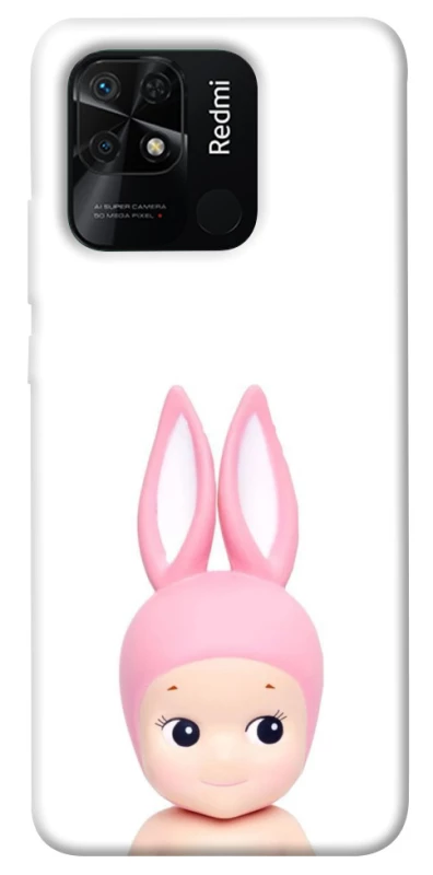 Чохол на Xiaomi Redmi 10C Minimal Bunny Peek фото 1 з 1