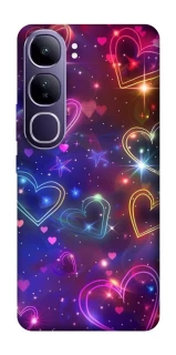 Чохол на Vivo Y300 Drawn hearts фото 1 з 1