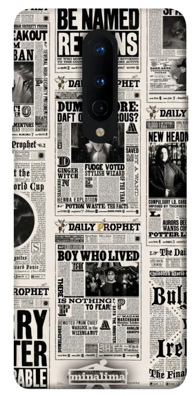 Чехол на OnePlus 8 Harry Potter newspaper фото 1 из 1